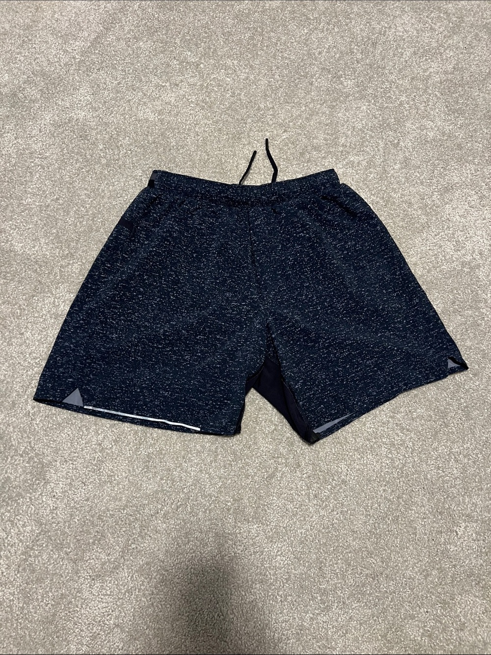 Lululemon Navy Heather Athletic Shorts